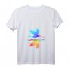 Farbenfrohes Damen Kranich T-Shirt mit Origami Vogel - Perfekt als Geschenk für Familie, Freunde, Weihnachten & Geburtstag