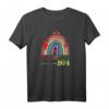 Geburtstags T-Shirt 1974 mit Regenbogen - Buntes Retro Kunst Outfit für Jubiläum, Party & Feierlichkeiten