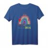 Geburtstags T-Shirt 1974 mit Regenbogen - Buntes Retro Kunst Outfit für Jubiläum, Party & Feierlichkeiten