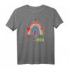 Geburtstags T-Shirt 1974 mit Regenbogen - Buntes Retro Kunst Outfit für Jubiläum, Party & Feierlichkeiten