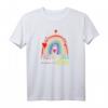 Geburtstags T-Shirt 1974 mit Regenbogen - Buntes Retro Kunst Outfit für Jubiläum, Party & Feierlichkeiten