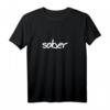SOBER Retro Awesome Sobriety T-Shirt – Humorvolles Geschenk für Nüchternheit, Genesung und Abstinenz, perfekt für Feiern und besondere Anlässe