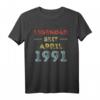 30. Geburtstag Geschenk für Mann & Frau - Legendär seit 1991 Geburtstagsshirt für Geburtstagskinder & Feierlichkeiten