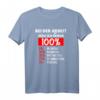 Bei der Arbeit gebe ich immer 100% Arbeitseinteilung T-Shirt – Lustiges Geschenk für Berufstätige für Geburtstag, Muttertag, Vatertag & Weihnachten