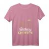 Damen HapDog Geschenk Jahrgang 1983 Birthday Queen Krone T-Shirt mit V-Ausschnitt – Perfekt für die Party & als Überraschung