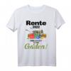 Rente 2022 Endlich Zeit für den Garten Rentner T-Shirt - Lustiges Geschenk für Männer und Frauen zum Ruhestand, Geburtstag oder Weihnachten