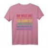 Schwul Lesbisch Bisexuell Trans CSD Pride Regenbogen Fahne T-Shirt – Unterstütze Toleranz & Gleichberechtigung bei Pride und Festen