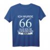 66. Geburtstag Geschenk - Ich Wurde 66 Als Ich Im Lockdown War T-Shirt mit Retro Design für Männer, Frauen, Kinder & Überraschungen