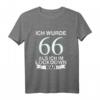 66. Geburtstag Geschenk - Ich Wurde 66 Als Ich Im Lockdown War T-Shirt mit Retro Design für Männer, Frauen, Kinder & Überraschungen