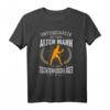 Unterschätze nie einen alten Mann mit Tischtennisschläger T-Shirt – Lustiges Geschenk für Rentner, Geburtstag, Muttertag, Vatertag & Weihnachten
