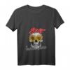 Damen Sommer T-Shirt mit Totenkopf & Sonnenblume - Retro Vintage Style für Strand, Party & Geschenkidee