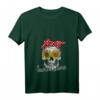 Damen Sommer T-Shirt mit Totenkopf & Sonnenblume - Retro Vintage Style für Strand, Party & Geschenkidee