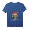 Damen Sommer T-Shirt mit Totenkopf & Sonnenblume - Retro Vintage Style für Strand, Party & Geschenkidee