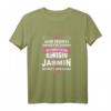 Jasmin Vorname Königin Lustiges Namens-T-Shirt für Frauen – Humorvolles Geschenk zum Geburtstag, Weihnachten, Muttertag oder Namenstag