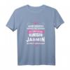 Jasmin Vorname Königin Lustiges Namens-T-Shirt für Frauen – Humorvolles Geschenk zum Geburtstag, Weihnachten, Muttertag oder Namenstag