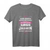 Jasmin Vorname Königin Lustiges Namens-T-Shirt für Frauen – Humorvolles Geschenk zum Geburtstag, Weihnachten, Muttertag oder Namenstag