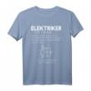 Elektriker Worterklärung T-Shirt mit Zauberer Motiv - Lustiges Geschenk für Elektriker, Handwerker & Stilbewusste Männer & Frauen