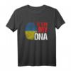 DNA Blut Ukraine Flagge Land Staat Fingerabdruck Geschenk T-Shirt – Patriotisches Familiengeschenk für Jubiläen, Weihnachten & Geburtstage