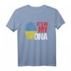 DNA Blut Ukraine Flagge Land Staat Fingerabdruck Geschenk T-Shirt – Patriotisches Familiengeschenk für Jubiläen, Weihnachten & Geburtstage