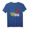 DNA Blut Ukraine Flagge Land Staat Fingerabdruck Geschenk T-Shirt – Patriotisches Familiengeschenk für Jubiläen, Weihnachten & Geburtstage