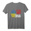 DNA Blut Ukraine Flagge Land Staat Fingerabdruck Geschenk T-Shirt – Patriotisches Familiengeschenk für Jubiläen, Weihnachten & Geburtstage