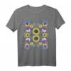 Ukrainisches Blumen T-Shirt im Vintage-Style mit Stiefmütterchen & Sonnenblumen – Perfektes Geschenk für Geburtstag, Jahrestag & Unabhängigkeitstag