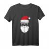 Lustiges Weihnachtsmann Langarmshirt mit Mütze, Sonnenbrille und Bart – Perfektes Geschenkidee für Familie, Freunde und Partner zum Fest