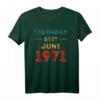 50. Geburtstag T-Shirt für Mann und Frau - Legendär seit Juni 1971 Geschenk zum 50. Geburtstag, perfekt für Feier und Party
