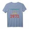 50. Geburtstag T-Shirt für Mann und Frau - Legendär seit Juni 1971 Geschenk zum 50. Geburtstag, perfekt für Feier und Party