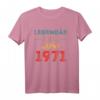 50. Geburtstag T-Shirt für Mann und Frau - Legendär seit Juni 1971 Geschenk zum 50. Geburtstag, perfekt für Feier und Party