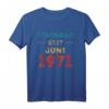 50. Geburtstag T-Shirt für Mann und Frau - Legendär seit Juni 1971 Geschenk zum 50. Geburtstag, perfekt für Feier und Party