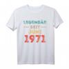 50. Geburtstag T-Shirt für Mann und Frau - Legendär seit Juni 1971 Geschenk zum 50. Geburtstag, perfekt für Feier und Party