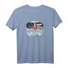 Adler mit USA Flagge Sonnenbrille T-Shirt - Patriotisches Amerika Outfit für 4th of July, Independence Day & US Feiertage