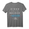 Einer Von Uns Beiden Ist Klüger Als Du - Lustiges Klugscheisser T-Shirt für Damen und Herren als Geschenk zu Weihnachten oder Geburtstag