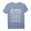 18. Geburtstag T-Shirt - Lustiges Spruchshirt für den Sohn mit Humor zum 18. Geburtstag