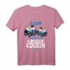 Kinder Alarm Ich werde Großer Cousin 2021 Polizei Autos T-Shirt – Perfektes Geschenk zur Baby-Party, Schwangerschaftsverkündung & Baby-Shower