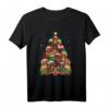 Santa Dackel Weihnachten Xmas Pyjama Dackel Mama Geschenk T-Shirt – Lustiges und Süßes Weihnachts-Shirt für Dackel-Liebhaber