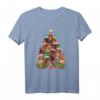 Santa Dackel Weihnachten Xmas Pyjama Dackel Mama Geschenk T-Shirt – Lustiges und Süßes Weihnachts-Shirt für Dackel-Liebhaber