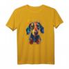 Dackel Hund für Dackel Mama T-Shirt - Süßes handgezeichnetes Design, perfekt für Dackel Frauchen und Herrchen