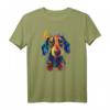 Dackel Hund für Dackel Mama T-Shirt - Süßes handgezeichnetes Design, perfekt für Dackel Frauchen und Herrchen