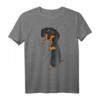 Dackel Liebhaber Dachshund Frauchen Herrchen Kinder Frauen T-Shirt - Perfektes Geschenk für Hundebesitzer, Familie & Freunde