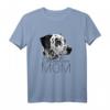 Dog Mom Dalmatiner - Hunde Mama T-Shirt mit Dalmatiner Motiv für Hundeliebhaber & Tierfreunde