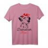 Dalmatiner Mama Hunde Frauchen T-Shirt – Lustiges Hundemotiv, ideales Geschenk für Hundeliebhaberinnen, Mütter & Frauchen