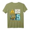 Kinder Bagger T-Shirt zum 5. Geburtstag – Lustiges Baustellen-Design für Jungen, Geburtstagsgeschenk für kleine Bauarbeiter