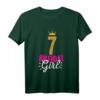 Kinder 7. Geburtstag Mädchen T-Shirt mit Krone - Süßes Geschenk für Geburtstagsparty & Erinnerung