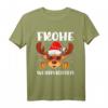 Frohe Weihnachten Outfit für Familie Rentier Santa - Lustiges festliches T-Shirt für Weihnachten, Kinder, Eltern und Großeltern