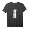 Lustiges Weißer Schäferhund Comic T-Shirt – Perfektes Geschenk für Hundeliebhaber und Schäferhundfans