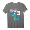 Kinder 3. Geburtstag Dino T-Rex Dinosaurier T-Shirt für Jungen - Perfektes Geburtstagsgeschenk zum 3. Geburtstag