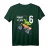 Kinder Geburtstag 6 Jahre Dinosaurier Monster Truck T-Shirt für Jungen und Mädchen – Langlebig und cooles Geburtstagsgeschenk
