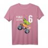 Kinder Geburtstag 6 Jahre Dinosaurier Monster Truck T-Shirt für Jungen und Mädchen – Langlebig und cooles Geburtstagsgeschenk